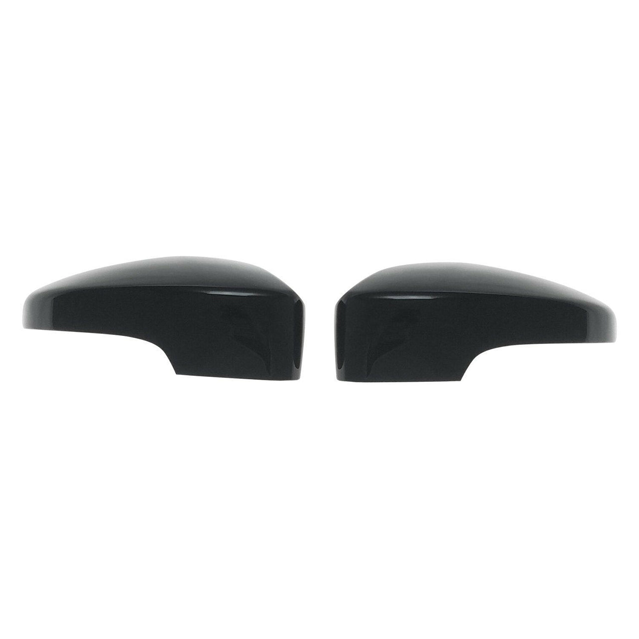 Trim Illusion -  With Turn Signal Top Gloss Black Tape-on Mirror Cover 17-19 Ford Escape 2 PCS