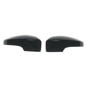Trim Illusion -  With Turn Signal Top Gloss Black Tape-on Mirror Cover 17-19 Ford Escape 2 PCS