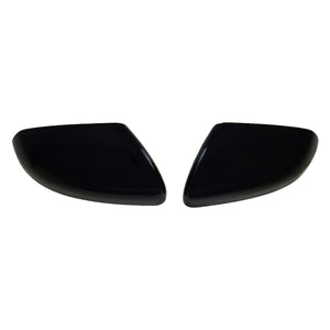 Trim Illusion - No Turn Signal Top Gloss Black Tape-on Mirror Cover 15-24 Ford Edge 2 PCS