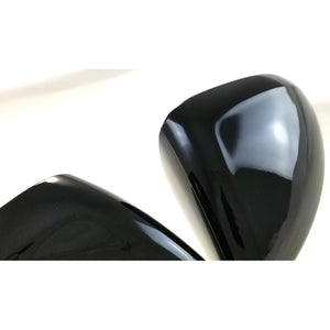 Trim Illusion - W/ or W/O Turn Signal Top Gloss Black Tape-on Mirror Cover 16-19 Chevrolet Cruze 2 PCS