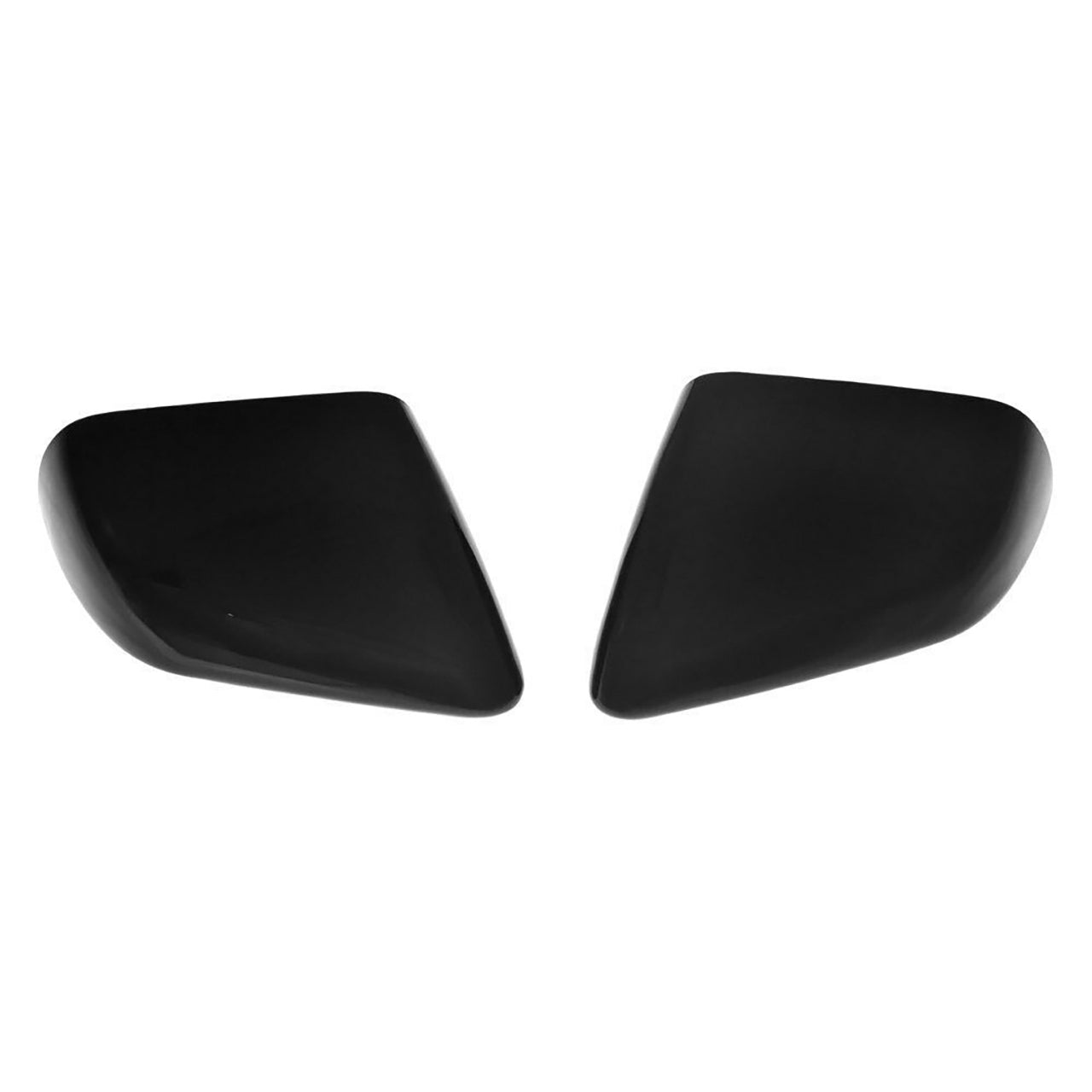 Trim Illusion - With Turn Signal Top Gloss Black Tape-on Mirror Cover 15-24 Ford Mustang 2 PCS