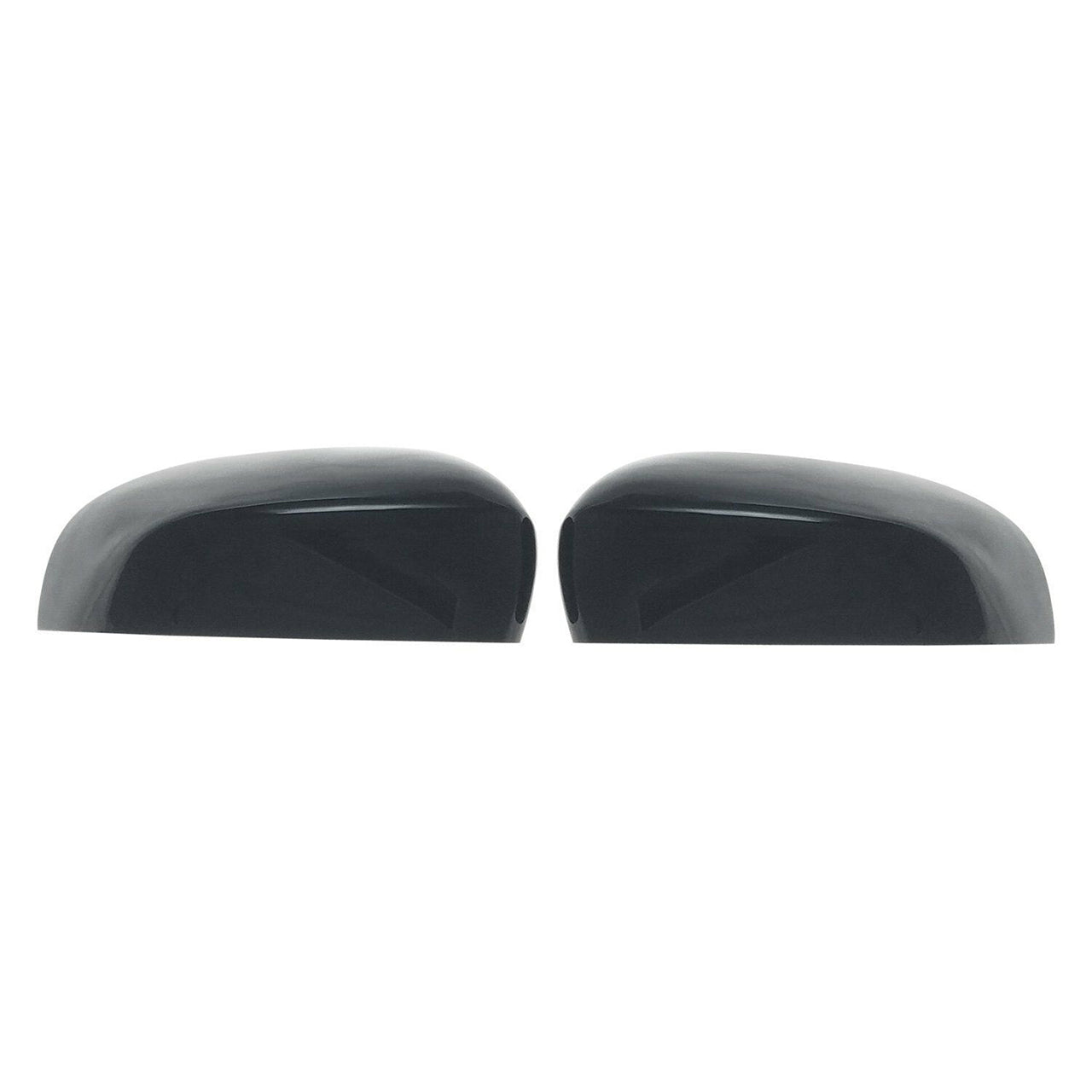 Trim Illusion - No Turn Signal Top Gloss Black Tape-on Mirror Cover 17-19 Ford Escape 2 PCS