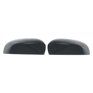 Trim Illusion - No Turn Signal Top Gloss Black Tape-on Mirror Cover 17-19 Ford Escape 2 PCS