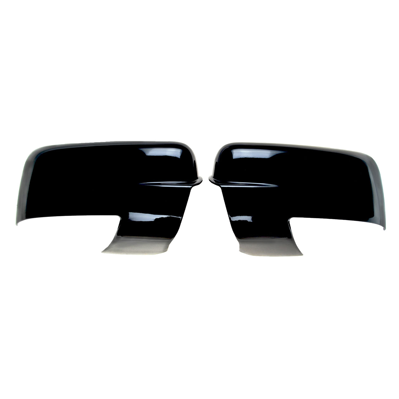 Trim Illusion - With Turn Signal Full Gloss Black Tape-on Mirror Cover 13-18 Ram 1500, 19-23 Ram 1500 Classic 2 PCS