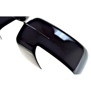 Trim Illusion - With Turn Signal Full Gloss Black Tape-on Mirror Cover 13-18 Ram 1500, 19-23 Ram 1500 Classic 2 PCS