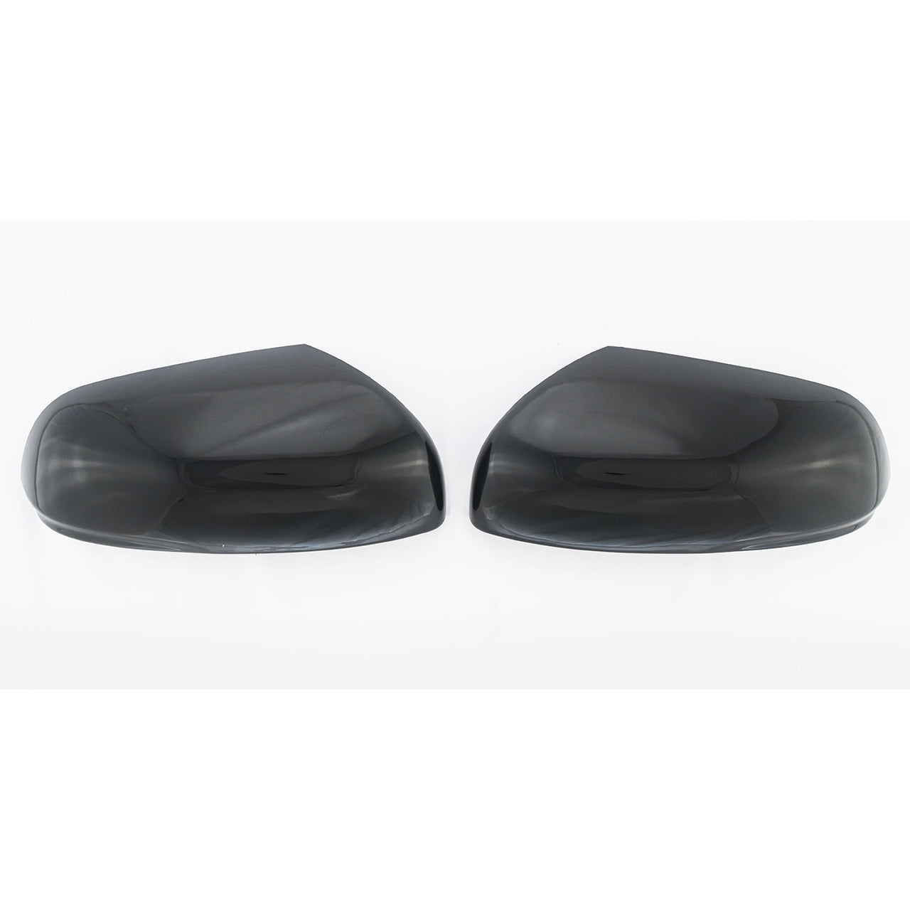 Trim Illusion - No Turn Signal Top Gloss Black Tape-on Mirror Cover 16-22 Honda Pilot, 17-24 Honda Ridgeline, 19-24 Honda Passport 2 PCS