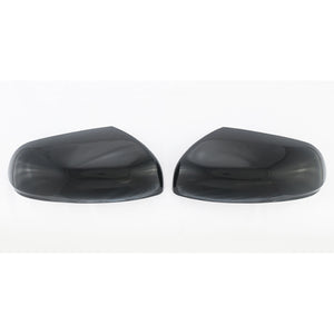 Trim Illusion - No Turn Signal Top Gloss Black Tape-on Mirror Cover 16-22 Honda Pilot, 17-24 Honda Ridgeline, 19-24 Honda Passport 2 PCS