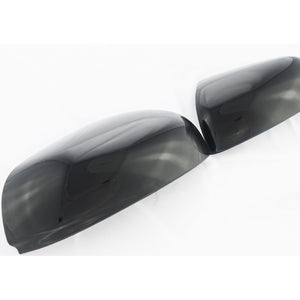 Trim Illusion - No Turn Signal Top Gloss Black Tape-on Mirror Cover 16-22 Honda Pilot, 17-24 Honda Ridgeline, 19-24 Honda Passport 2 PCS