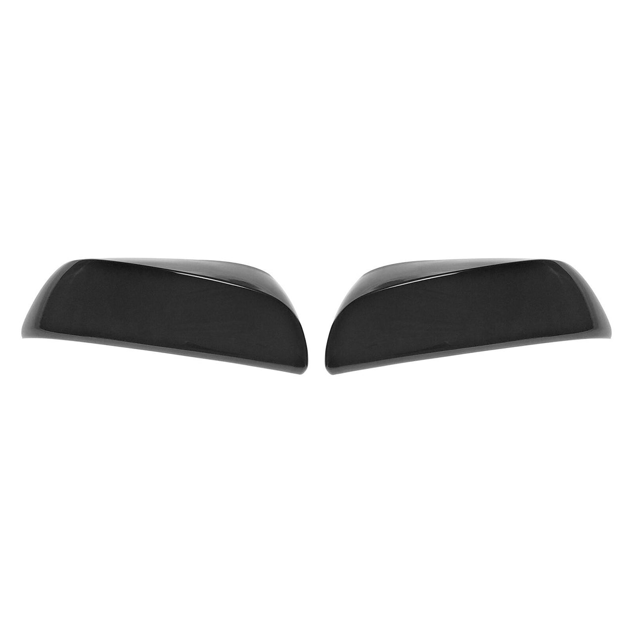 Trim Illusion -  No Turn Signal Top Gloss Black Tape-on Mirror Cover 16-23 Toyota Tacoma, 19-23 Toyota RAV4, 22-23 Toyota Corolla Cross 2 PCS