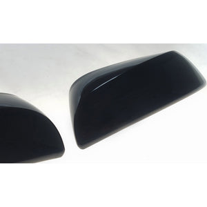 Trim Illusion -  No Turn Signal Top Gloss Black Tape-on Mirror Cover 16-23 Toyota Tacoma, 19-23 Toyota RAV4, 22-23 Toyota Corolla Cross 2 PCS