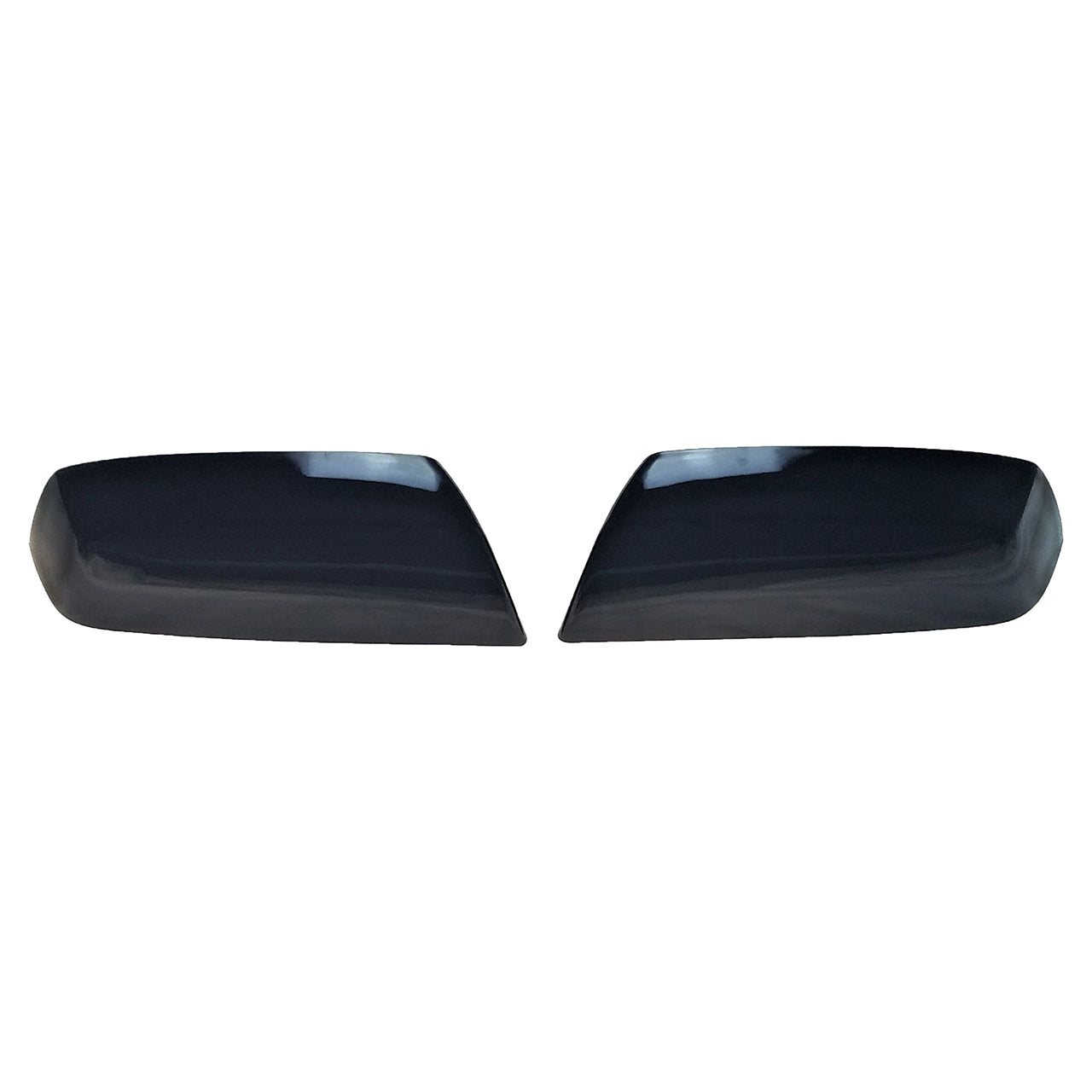 Trim Illusion - Top Gloss Black Replacement Mirror Cover 14-18 Chevrolet Silverado 1500, 14-18 GMC Sierra 1500 2 PCS