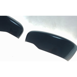 Trim Illusion - No Turn Signal Top Gloss Black Tape-on Mirror Cover 14-20 Nissan Rogue, 17-22 Nissan Rogue Sport, 21-23 Nissan Frontier 2 PCS