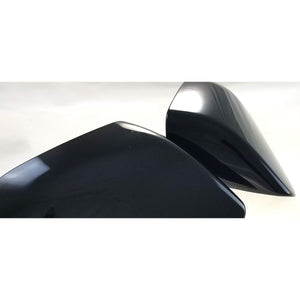 Trim Illusion - No Turn Signal Top Gloss Black Tape-on Mirror Cover 15-19 Hyundai Sonata 2 PCS