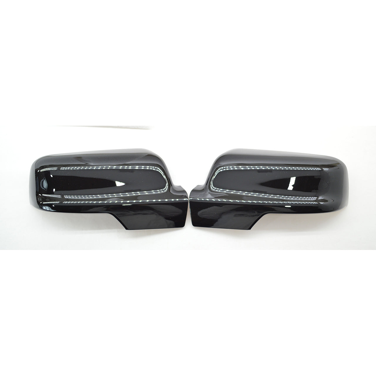Trim Illusion - With Turn Signal Top Gloss Black Tape-on Mirror Cover 19-23 Ram 1500 2 PCS