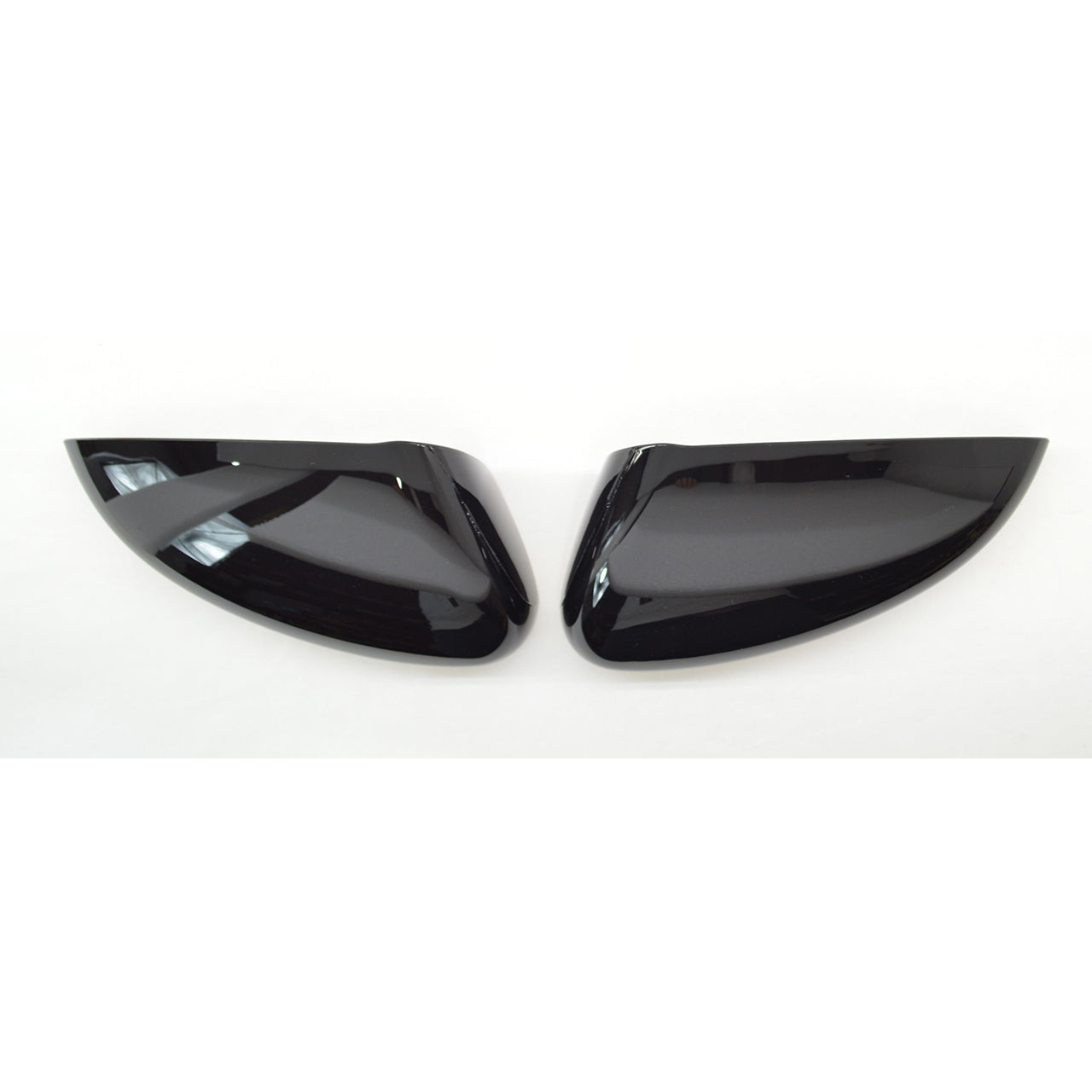 Trim Illusion - No Turn Signal Top Gloss Black Tape-on Mirror Cover 18-24 Honda Accord 2 PCS