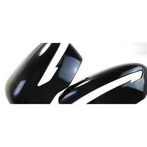 Trim Illusion - With Turn Signal Top Gloss Black Tape-on Mirror Cover 14-20 Nissan Rogue, 15-23 Nissan Murano, 15-17 Nissan Juke, 17-20 Nissan Pathfinder, 17-22 Nissan Rogue Sport 2 PC