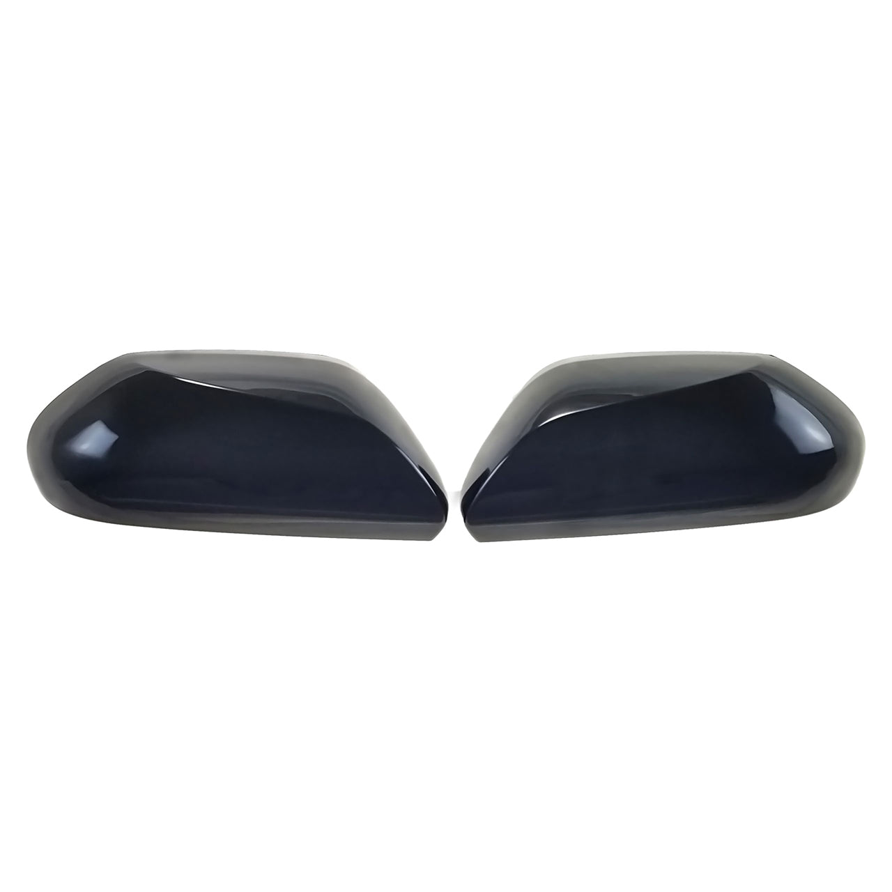 Trim Illusion -  No Turn Signal Top Gloss Black Tape-on Mirror Cover 17-22 Toyota Prius, 18-23 Toyota Camry, 19-22 Toyota Avalon 2 PCS