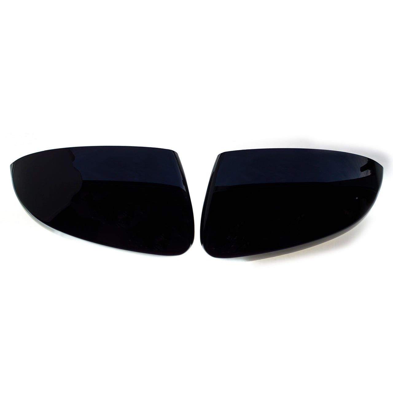 Trim Illusion -  No Turn Signal Top Gloss Black Tape-on Mirror Cover 16-21 Hyundai Tucson 2 PCS