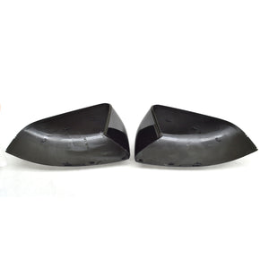 Trim Illusion - No Turn Signal Top Gloss Black Replacement Mirror Cover 19-24 Ford Ranger 2 PCS