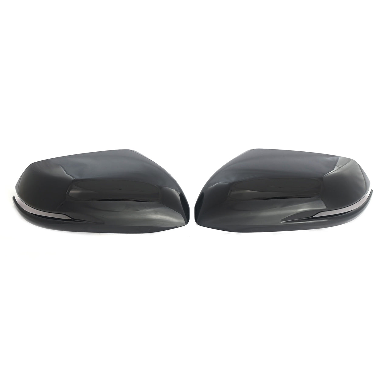 Trim Illusion - With Turn Signal Top Gloss Black Tape-on Mirror Cover 17-22 Honda CR-V, 19-22 Honda HR-V 2 PCS