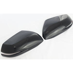 Trim Illusion - With Turn Signal Top Gloss Black Tape-on Mirror Cover 17-22 Honda CR-V, 19-22 Honda HR-V 2 PCS