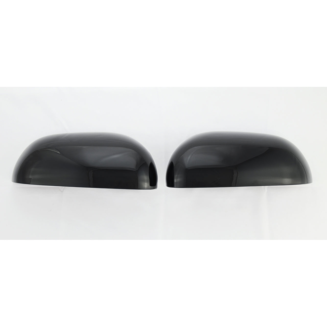Trim Illusion -  No Turn Signal Top Gloss Black Tape-on Mirror Cover 20-23 Kia Soul, 20-22 Kia Soul EV 2 PCS