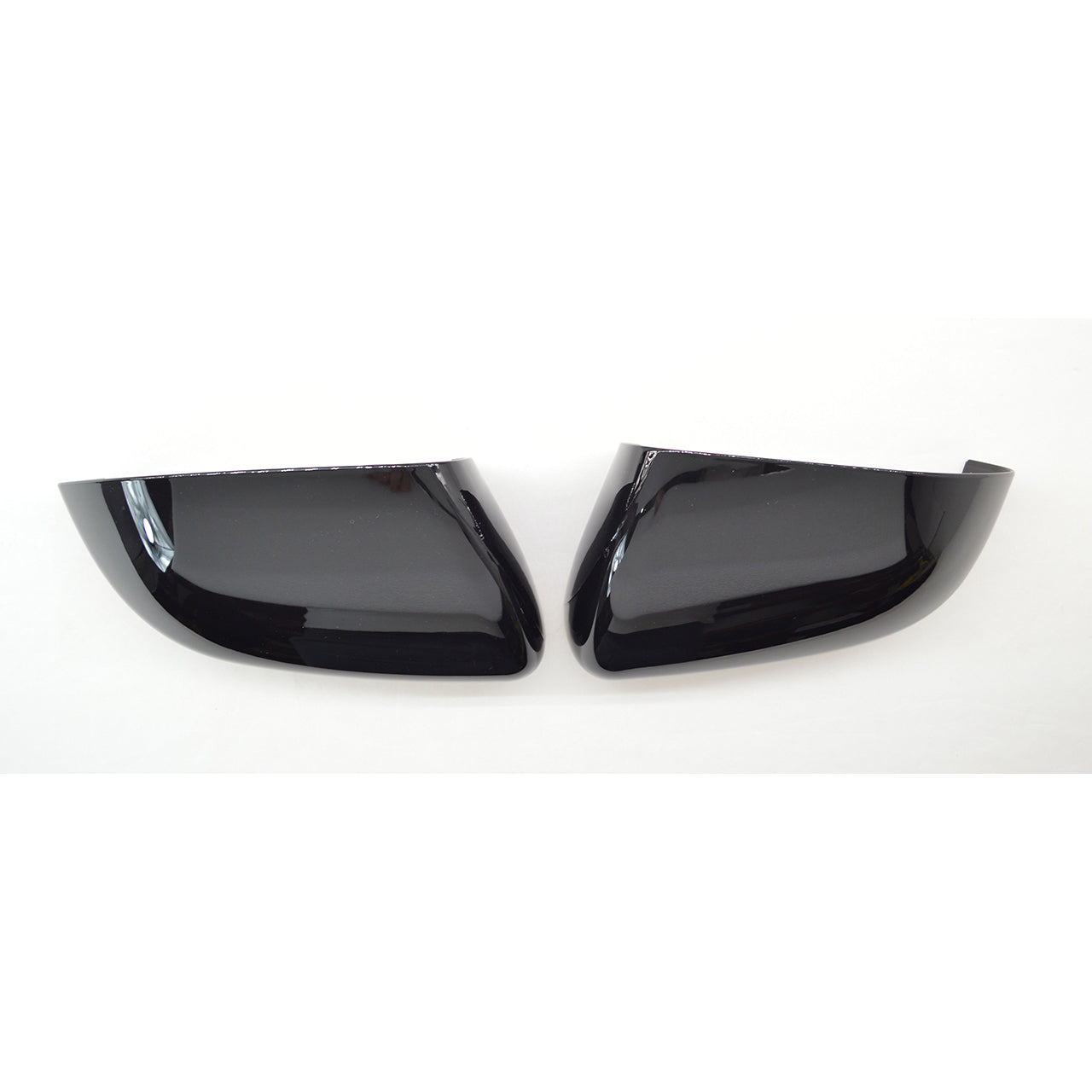 Trim Illusion - No Turn Signal Top Gloss Black Tape-on Mirror Cover 20-24 Ford Explorer 2 PCS