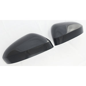 Trim Illusion - No Turn Signal Top Gloss Black Replacement Mirror Cover 21-23 Nissan Rogue 2 PCS