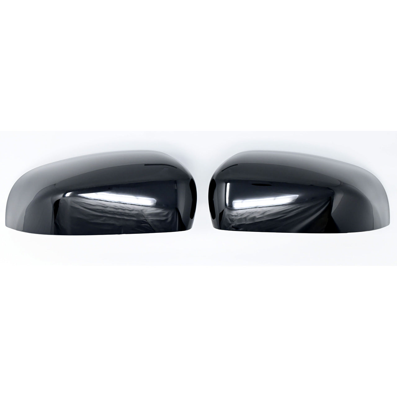 Trim Illusion - Top Gloss Black Replacement Mirror Cover 14-23 Jeep Cherokee, 17-23 Jeep Compass 2 PCS