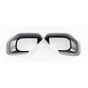 Trim Illusion - No Turn Signal Top Gloss Black Replacement Mirror Cover 21-24 Ford Bronco Sport, 22-24 Ford Maverick 2 PCS