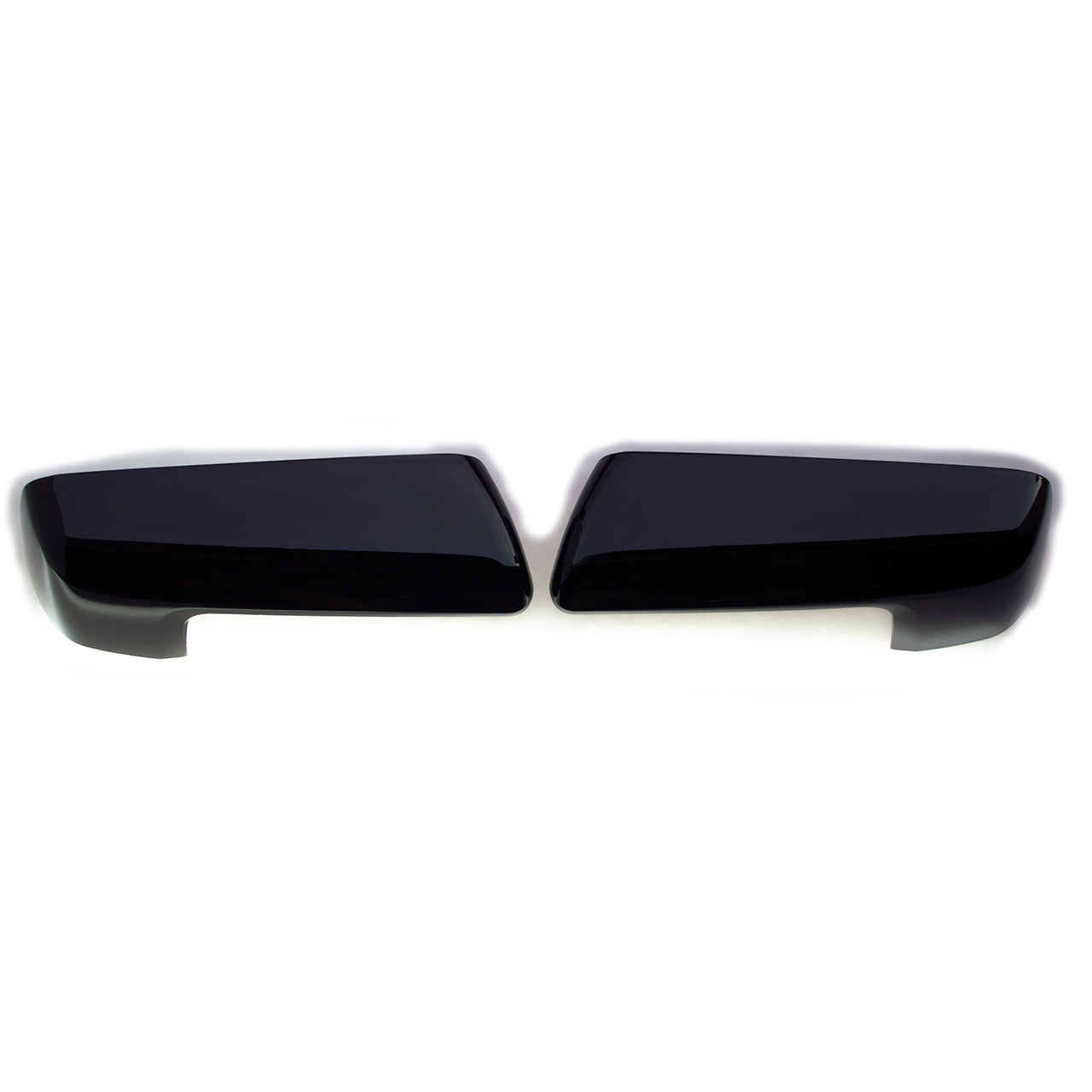 Trim Illusion - Top Gloss Black Replacement Mirror Cover 19-24 Chevrolet Silverado 1500, 19-24 GMC Sierra 1500 2 PCS