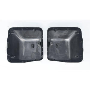 Trim Illusion - No Turn Signal Full Gloss Black Replacement Mirror Cover 18-23 Jeep Wrangler, 20-23 Jeep Gladiator JL 2 PCS