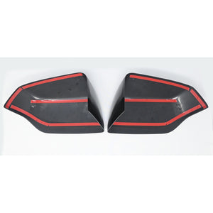 Trim Illusion - W/ or W/O Turn Signal Top Gloss Black Tape-on Mirror Cover 21-24 Chevrolet Suburban/Tahoe, 21-24 GMC Yukon/Yukon XL, 21-24 Cadillac Escalade 2 PCS