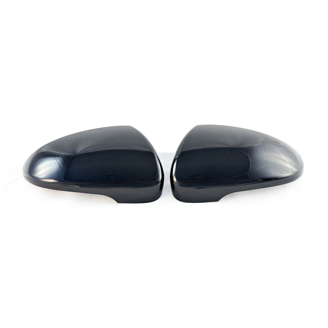 Trim Illusion - With Turn Signal Top Gloss Black Tape-on Mirror Cover 16-20 Hyundai Tucson 2 PCS