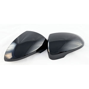 Trim Illusion - With Turn Signal Top Gloss Black Tape-on Mirror Cover 16-20 Hyundai Tucson 2 PCS