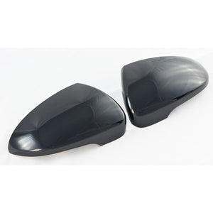 Trim Illusion - With Turn Signal Top Gloss Black Tape-on Mirror Cover 16-20 Hyundai Tucson 2 PCS
