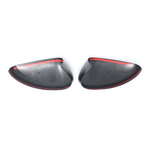 Trim Illusion - No Turn Signal Top Gloss Black Tape-on Mirror Cover 20-24 Ford Escape 2 PCS
