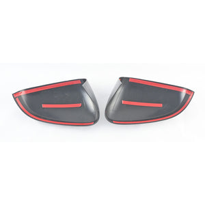 Trim Illusion - No Turn Signal Top Gloss Black Replacement Mirror Cover 21-24 Chevrolet Trailblazer 2 PCS