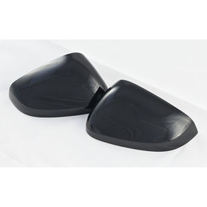 Trim Illusion - No Turn Signal Top Gloss Black Replacement Mirror Cover 21-24 Chevrolet Trailblazer 2 PCS