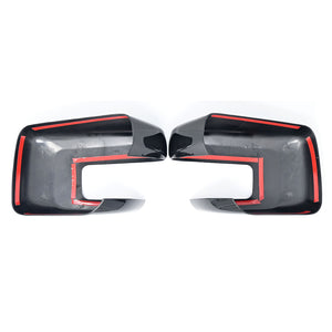 Trim Illusion - No Turn Signal Top Gloss Black Tape-on Mirror Cover 21-24 Ford F-150 2 PCS