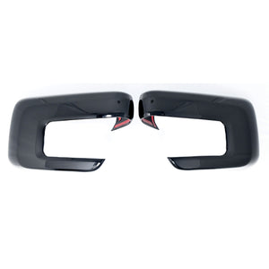 Trim Illusion - No Turn Signal Top Gloss Black Tape-on Mirror Cover 21-24 Ford F-150 2 PCS