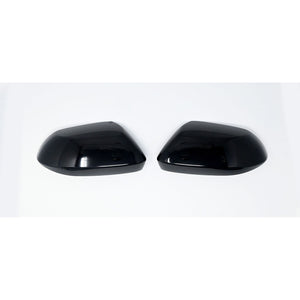 Trim Illusion - Top Gloss Black Tape-on Mirror Cover 18-23 Toyota Corolla Does not fit Hybrid 2 PCS