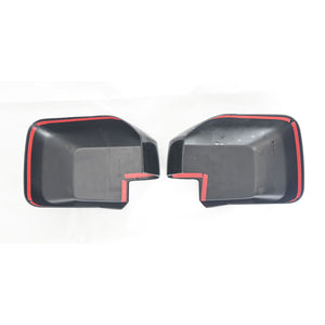 Trim Illusion - No Turn Signal Full Gloss Black Tape-on Mirror Cover 21-24 Ford Bronco 2 PCS