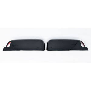 Trim Illusion - With Turn Signal Top Gloss Black Tape-on Mirror Cover 2010 Dodge Ram 3500/Ram 2500, 11-22 Ram 2500/3500 Non-Tow Style 2 PCS