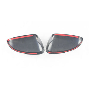 Trim Illusion - With Turn Signal Top Gloss Black Tape-on Mirror Cover 21-22 Nissan Rogue, 22-23 Mitsubishi Outlander/Outlander PHEV 2 PCS