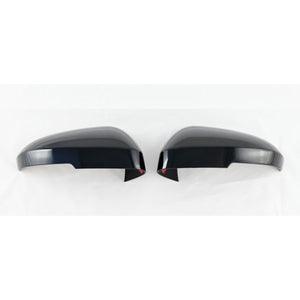 Trim Illusion - With Turn Signal Top Gloss Black Tape-on Mirror Cover 21-22 Nissan Rogue, 22-23 Mitsubishi Outlander/Outlander PHEV 2 PCS