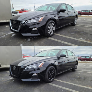 Trim Illusion - Gloss Black Patented Snap-on W/Tape Patented Grille Overlay 19-22 Nissan Altima 1 PC