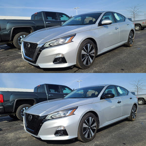 Trim Illusion - Gloss Black Patented Snap-on W/Tape Patented Grille Overlay 19-22 Nissan Altima 1 PC