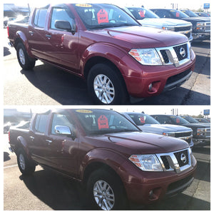 Trim Illusion - Full Chrome Tape-on Mirror Cover 05-15 Nissan Xterra, 05-12 Nissan Pathfinder, 05-20 Nissan Frontier 2 PCS