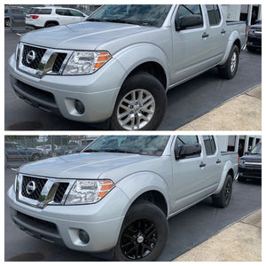 Trim Illusion - Full Gloss Black Tape-on Mirror Cover 05-15 Nissan Xterra, 05-12 Nissan Pathfinder, 05-20 Nissan Frontier 2 PCS